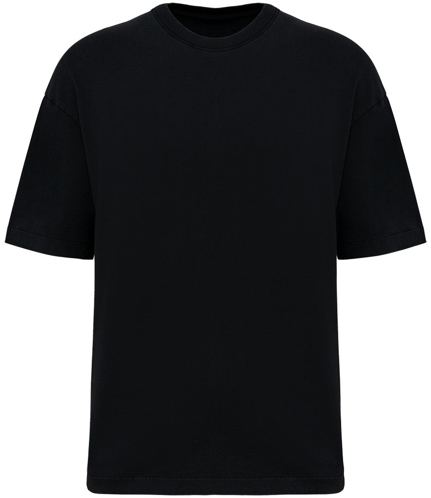 Oversized Washed Effect Tshirt | WASHED BLACK